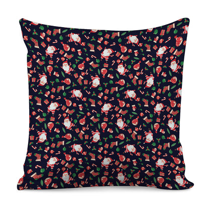 Cute Merry Christmas Pattern Print Pillow Cover