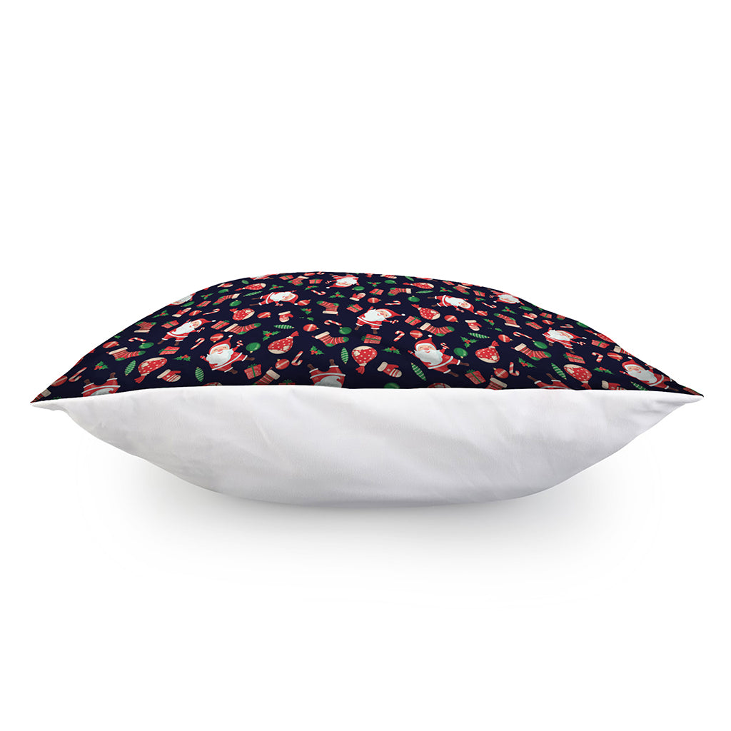 Cute Merry Christmas Pattern Print Pillow Cover