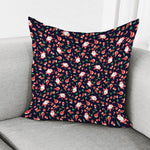 Cute Merry Christmas Pattern Print Pillow Cover