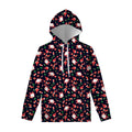 Cute Merry Christmas Pattern Print Pullover Hoodie