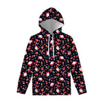 Cute Merry Christmas Pattern Print Pullover Hoodie