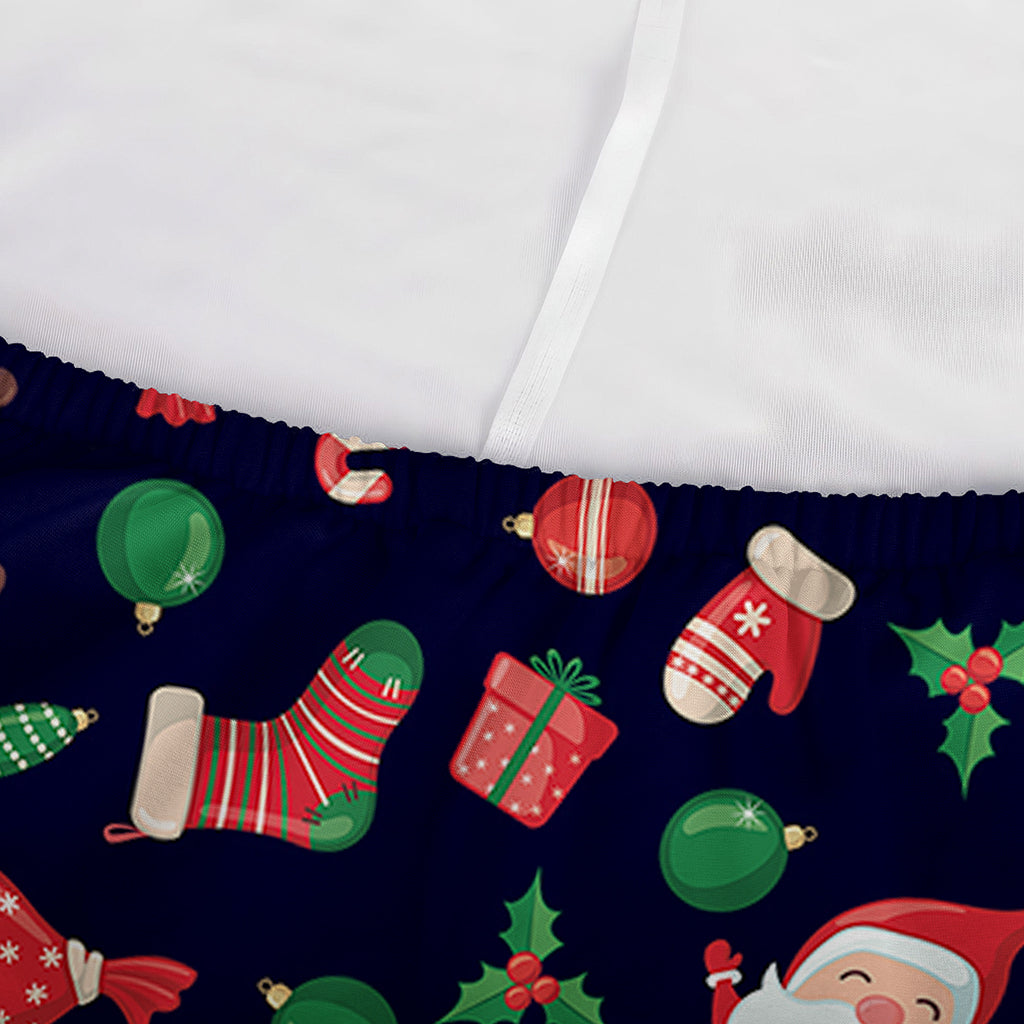 Cute Merry Christmas Pattern Print Sofa Cover