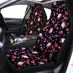 Cute Merry Christmas Pattern Print Universal Fit Car Seat Covers