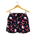 Cute Merry Christmas Pattern Print Women's Shorts