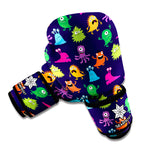 Cute Monster Pattern Print Boxing Gloves