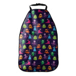 Cute Monster Pattern Print Car Seat Organizers