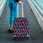 Cute Monster Pattern Print Luggage Cover