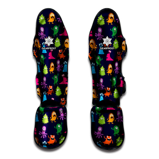 Cute Monster Pattern Print Muay Thai Shin Guard