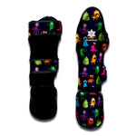 Cute Monster Pattern Print Muay Thai Shin Guard