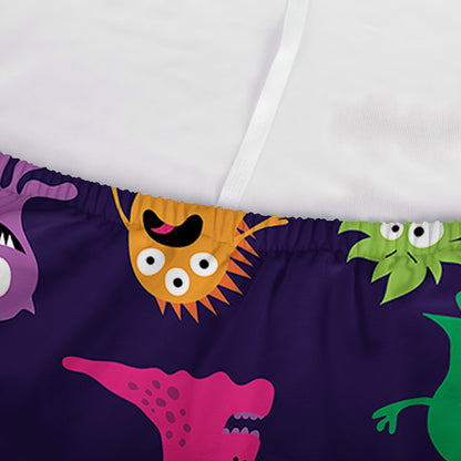 Cute Monster Pattern Print Sofa Cover