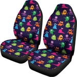 Cute Monster Pattern Print Universal Fit Car Seat Covers