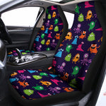 Cute Monster Pattern Print Universal Fit Car Seat Covers