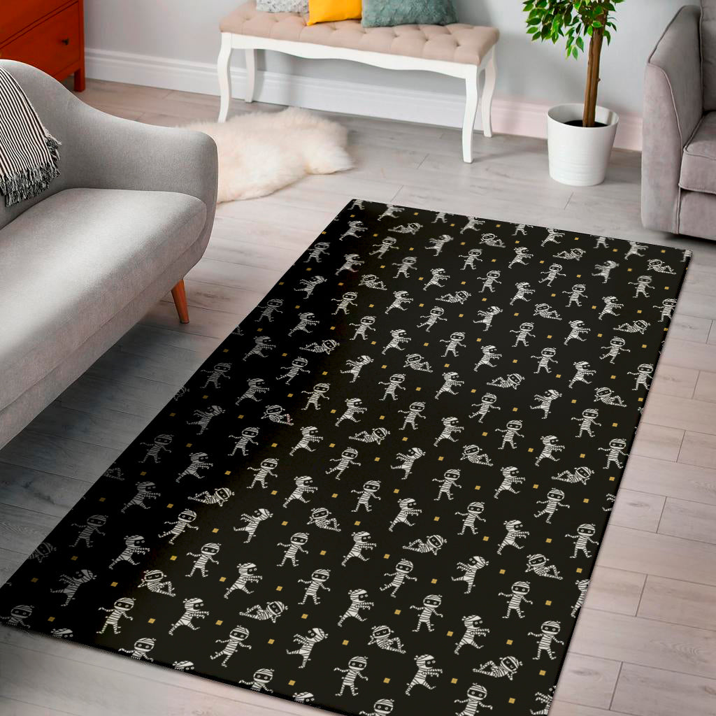 Cute Mummy Pattern Print Area Rug