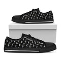 Cute Mummy Pattern Print Black Low Top Sneakers