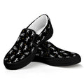Cute Mummy Pattern Print Black Slip On Sneakers
