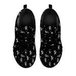 Cute Mummy Pattern Print Black Sneakers