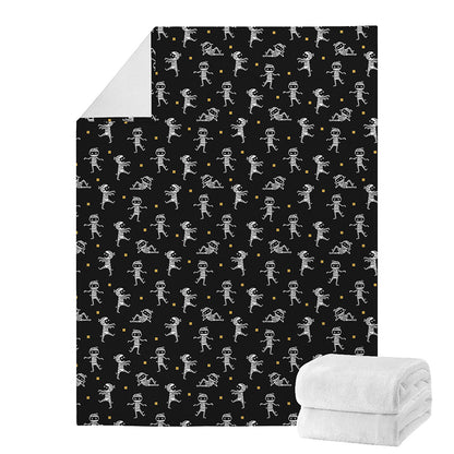 Cute Mummy Pattern Print Blanket