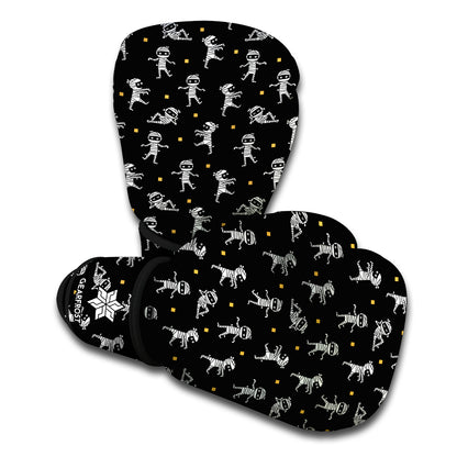 Cute Mummy Pattern Print Boxing Gloves