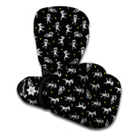Cute Mummy Pattern Print Boxing Gloves