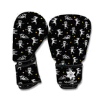 Cute Mummy Pattern Print Boxing Gloves
