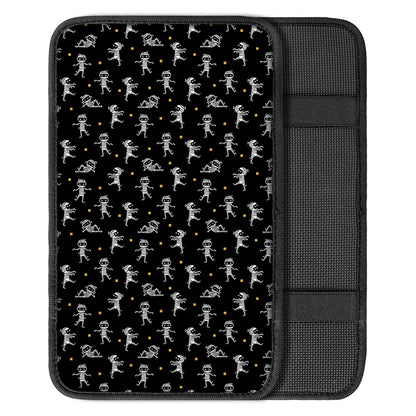 Cute Mummy Pattern Print Car Center Console Cover