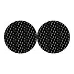 Cute Mummy Pattern Print Car Coasters