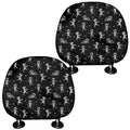 Cute Mummy Pattern Print Car Headrest Covers