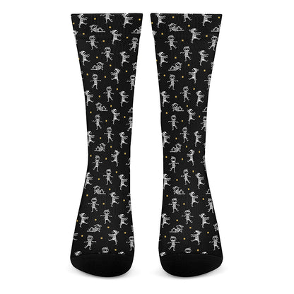 Cute Mummy Pattern Print Crew Socks
