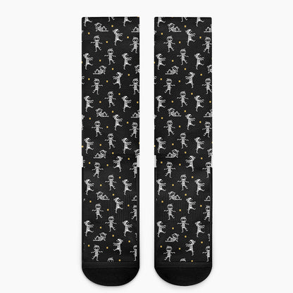 Cute Mummy Pattern Print Crew Socks