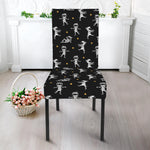 Cute Mummy Pattern Print Dining Chair Slipcover