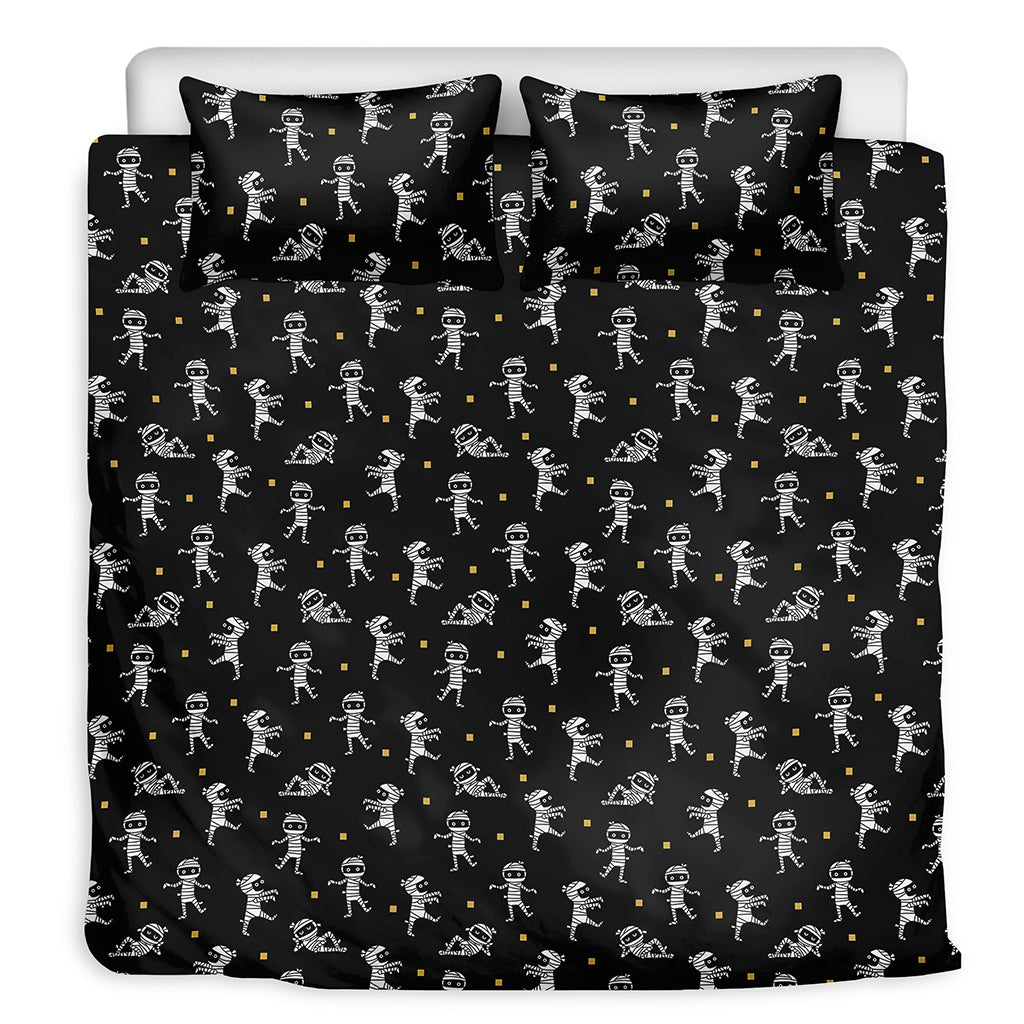 Cute Mummy Pattern Print Duvet Cover Bedding Set