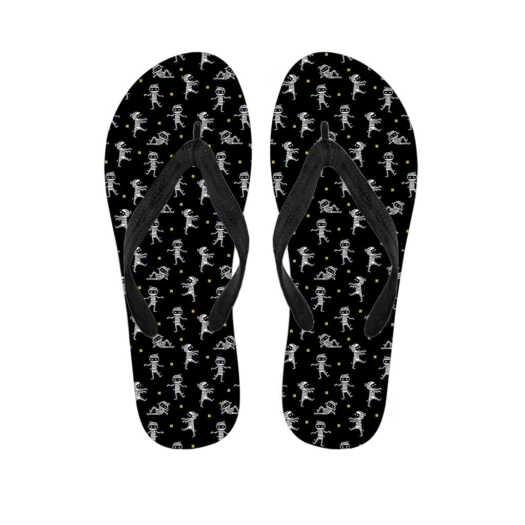 Cute Mummy Pattern Print Flip Flops