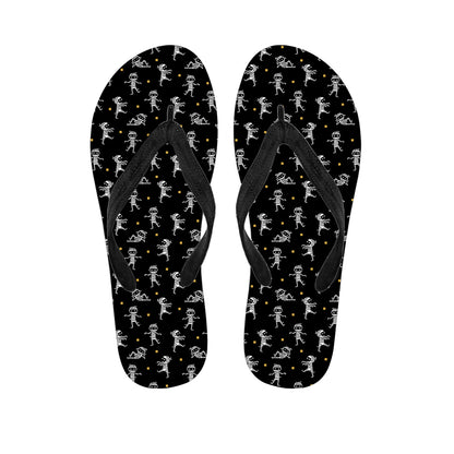 Cute Mummy Pattern Print Flip Flops