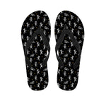 Cute Mummy Pattern Print Flip Flops