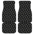 Cute Mummy Pattern Print Front and Back Car Floor Mats