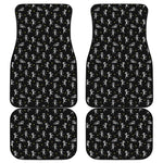 Cute Mummy Pattern Print Front and Back Car Floor Mats