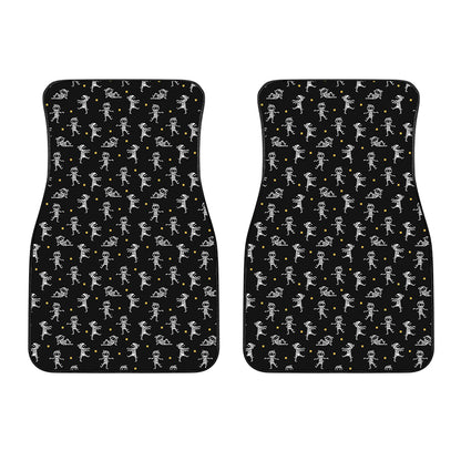 Cute Mummy Pattern Print Front Car Floor Mats
