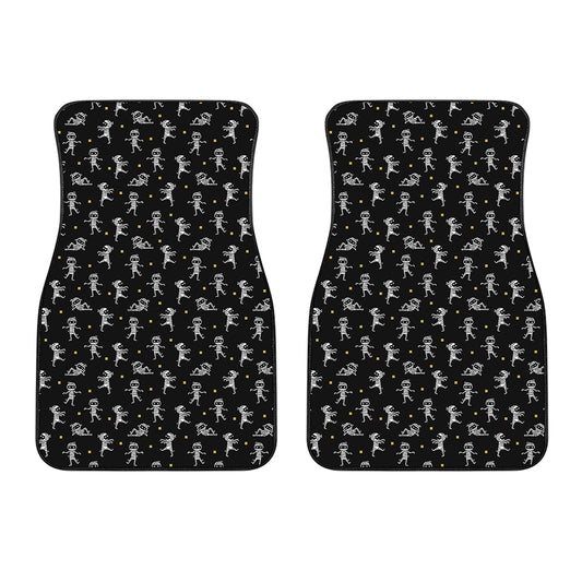 Cute Mummy Pattern Print Front Car Floor Mats
