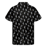 Cute Mummy Pattern Print Men's Short Sleeve Shirt