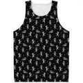Cute Mummy Pattern Print Men's Tank Top