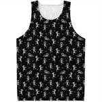 Cute Mummy Pattern Print Men's Tank Top