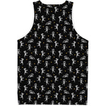 Cute Mummy Pattern Print Men's Tank Top
