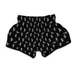 Cute Mummy Pattern Print Muay Thai Boxing Shorts