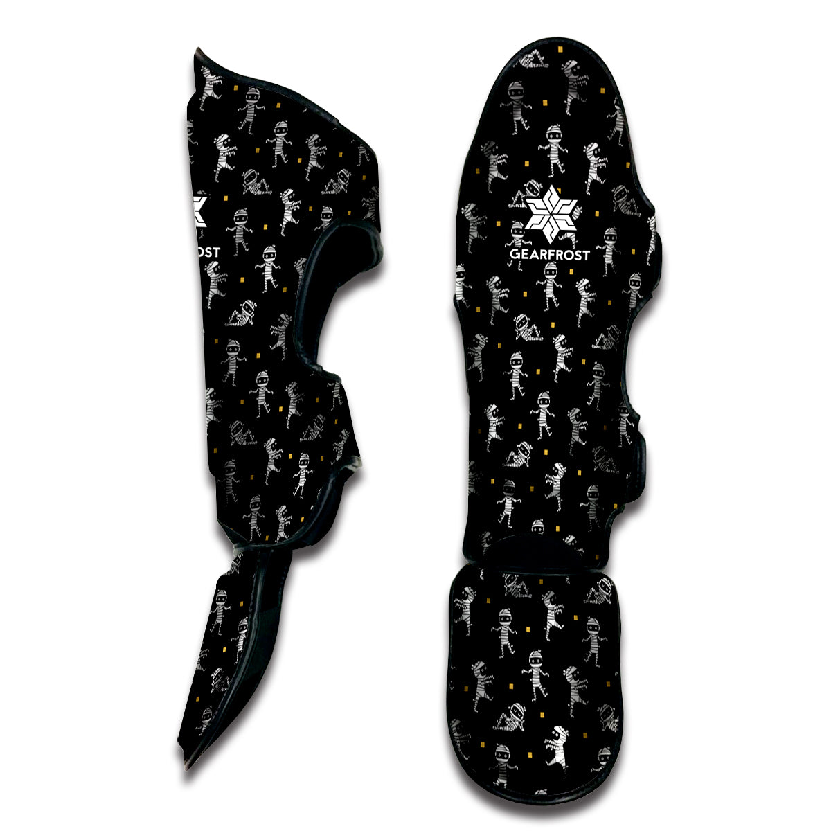Cute Mummy Pattern Print Muay Thai Shin Guard