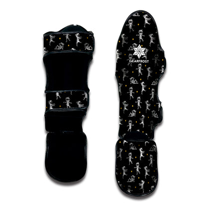 Cute Mummy Pattern Print Muay Thai Shin Guard