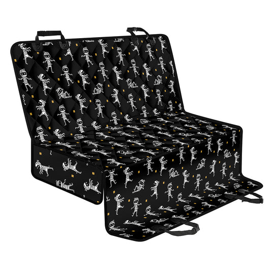 Cute Mummy Pattern Print Pet Car Back Seat Cover
