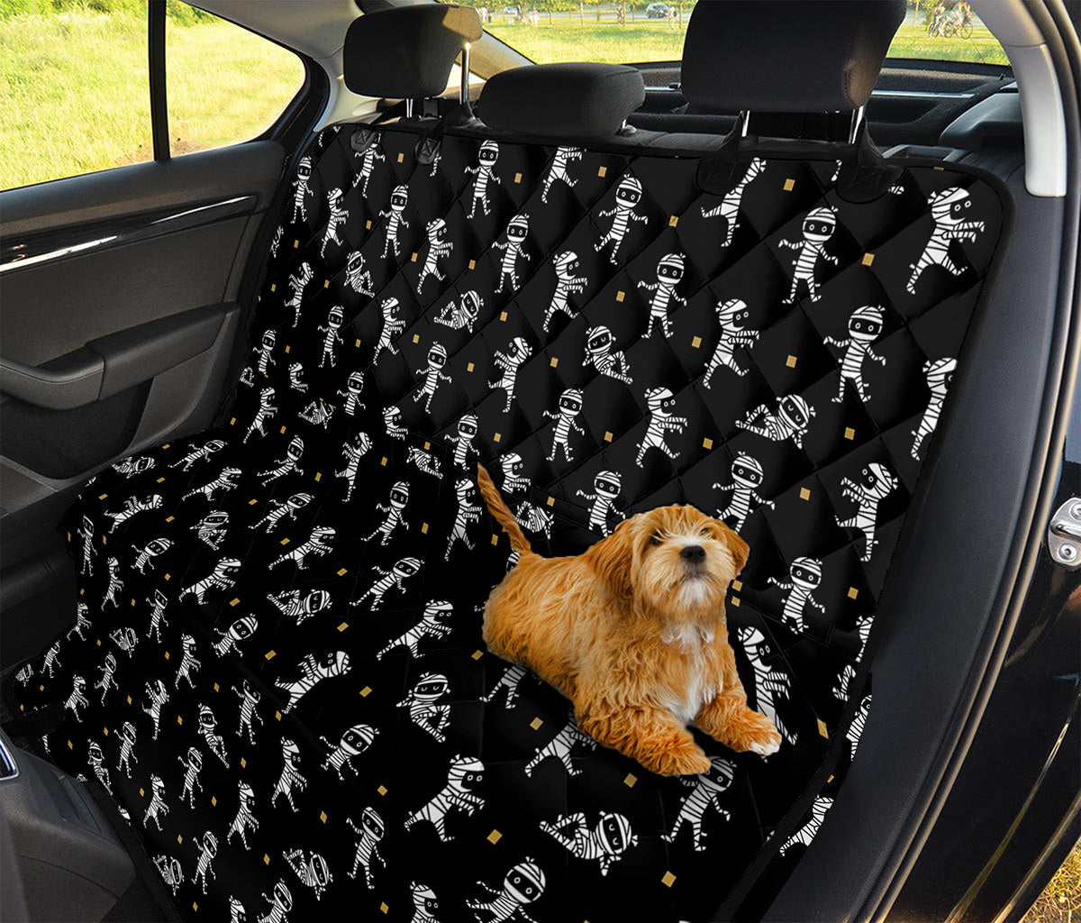 Cute Mummy Pattern Print Pet Car Back Seat Cover