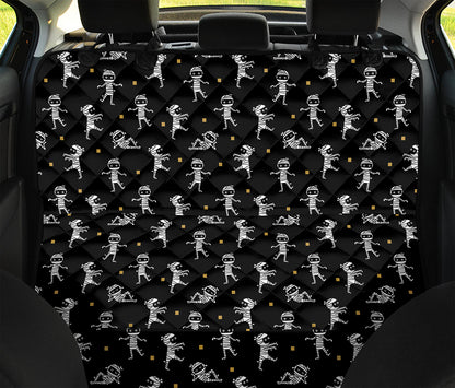 Cute Mummy Pattern Print Pet Car Back Seat Cover