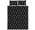 Cute Mummy Pattern Print Quilt Bed Set