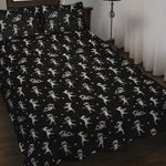 Cute Mummy Pattern Print Quilt Bed Set
